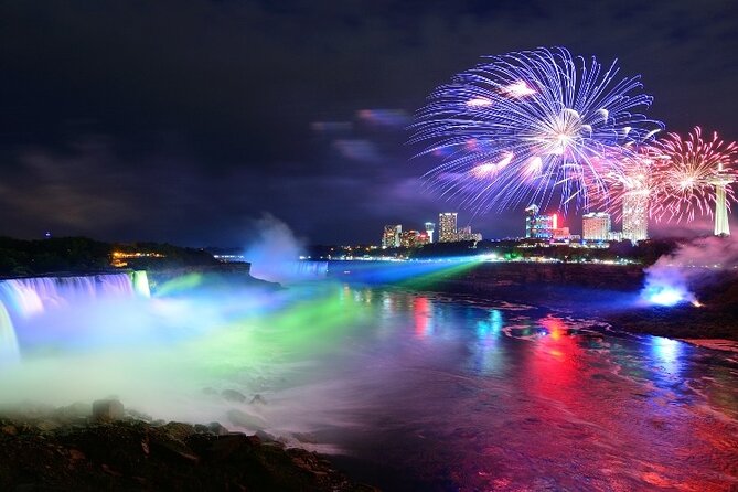 Light up The Falls Small Group Tour with Fallsview Dinner - How the two-hour schedule works at 8:00 pm