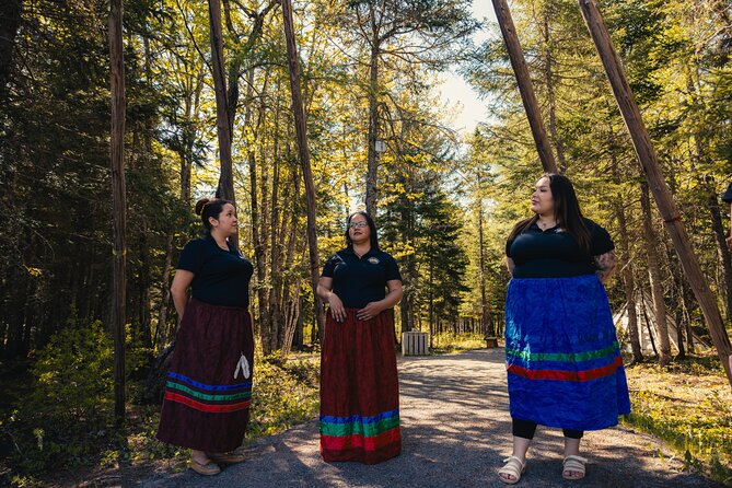 Mi'kmaq Heritage Path Tour - Beginning with a smudging ceremony in the raised teepee