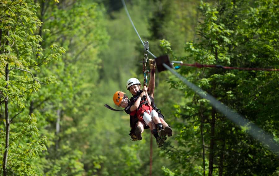 Mont-Catherine: Ziplines & Hike - A mountain hike before the real thrill