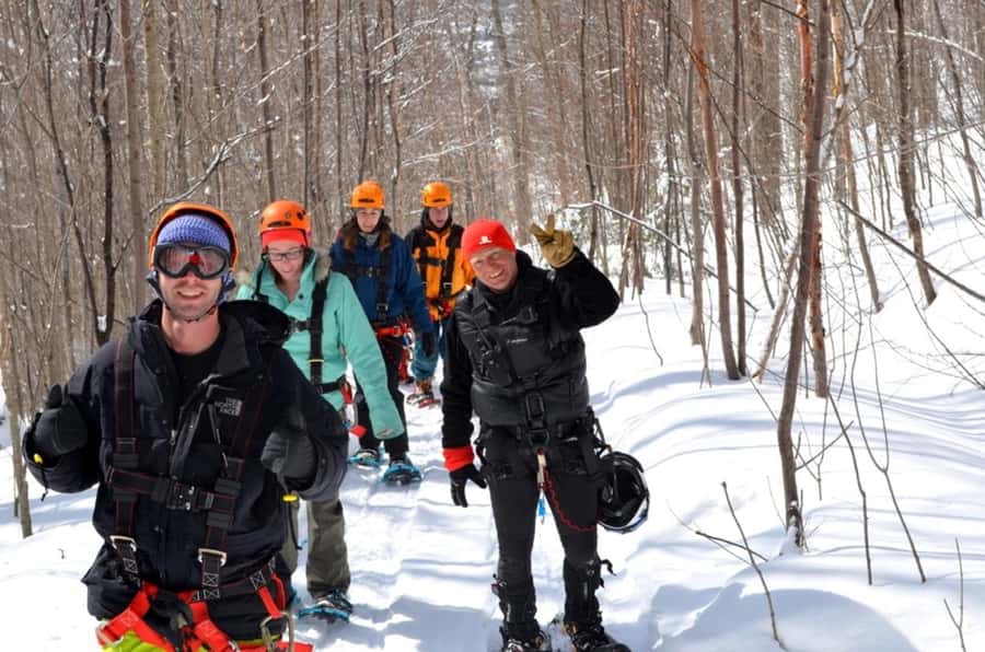 Mont-Catherine: Ziplines & Hike - Warming up before the second descent