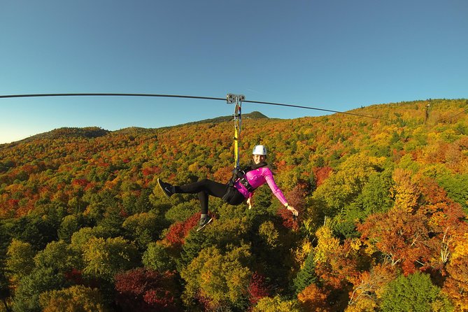 Mont Tremblant Guided Zipline Tour - The Panoramic Gondola sets up the descent