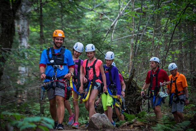 Mont Tremblant Guided Zipline Tour - What happens between the platforms