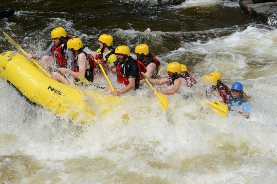Mont-Tremblant: Half-Day White Water Rafting - The Rouge River ride has action and quiet stretches