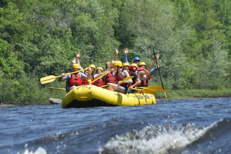 Mont-Tremblant: Half-Day White Water Rafting - Sandy beaches, swimming, and the quieter side of the river