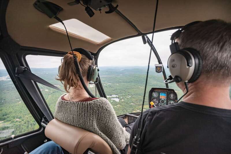 Mont Tremblant: Helicopter Tour with Optional Stopover - The route in plain English