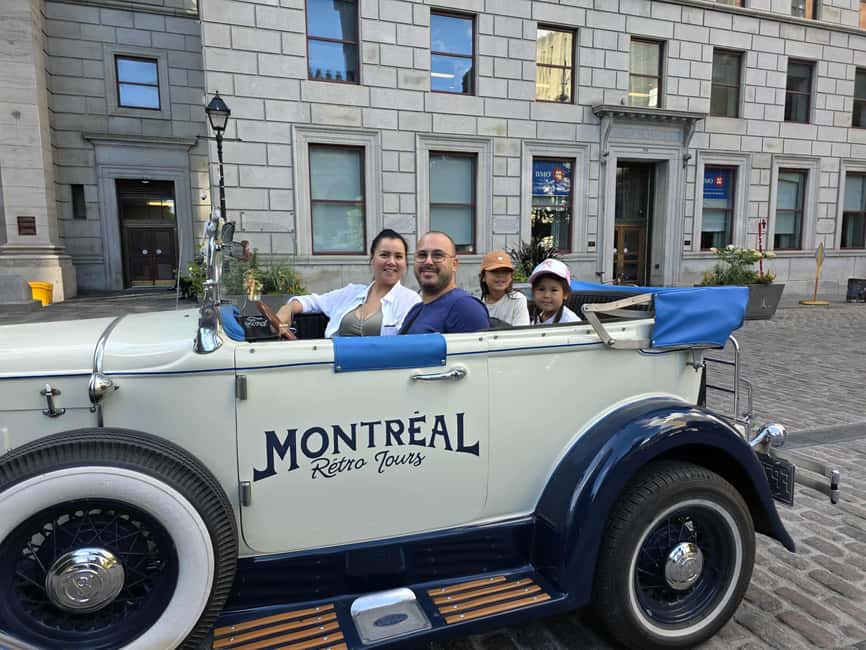 Montreal: An unforgettable guided tour in a vintage 1930s convertible car - Language, timing, and booking flexibility