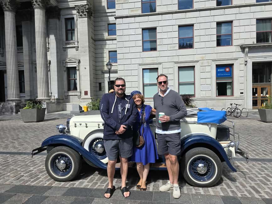 Montreal: An unforgettable guided tour in a vintage 1930s convertible car - Who will enjoy this ride most