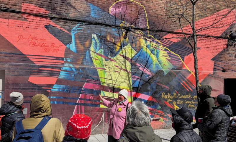 Montreal: Guided Walking Tour of Montreal's Murals - Phillip Adams, David Guinn, and the Entertainment District
