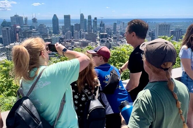 Montreal's Mount Royal Tour - The Mount Royal Chalet and broad city views