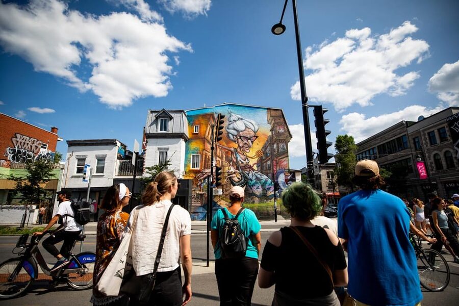 Montreal: The Original Locally Owned Street Art Walking Tour - Finishing near the Park of Portugal