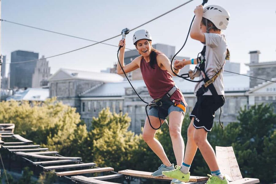 Montreal: Voiles En Voiles Aerial Park Admission Ticket - The practical details that can save time