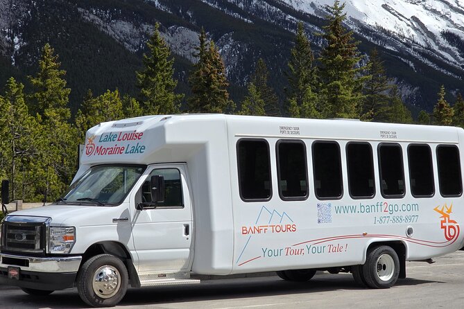 Moraine Lake and Lake Louise Half Day Tour - The ride from Calgary, Canmore, or Banff