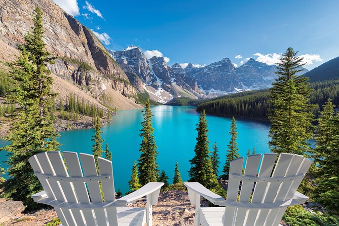 Moraine Lake, Lake Louise Johnston Canyon Banff National Park - Johnston Canyon and the suspended bridges