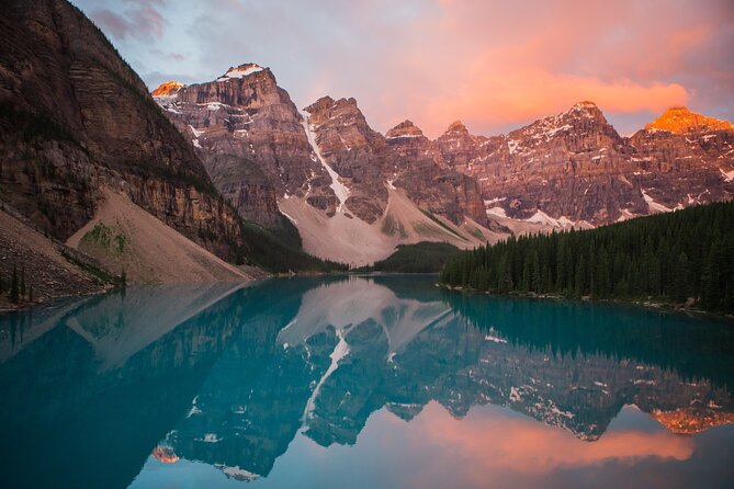 Moraine Lake & Lake Louise Sunrise | Award-Winning Premium Tour - Why Moraine Lake at sunrise is the main event