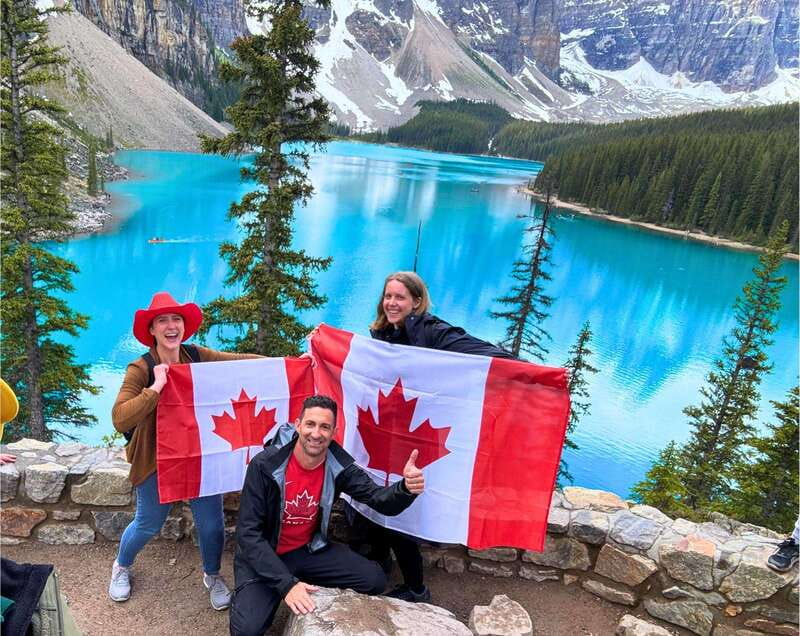 Moraine Lake Sunrise & Lake Louise from Calgary/Canmore/Banf - The Stoney Nakoda connection at Moraine Lake