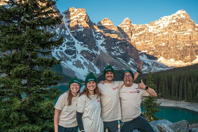 Moraine Lake Sunrise & Lake Louise Golden Hour Experience - Lake Louise during its brief golden-hour window
