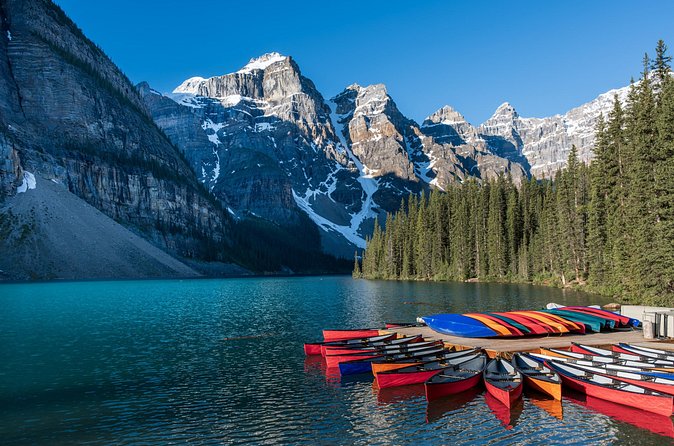 Moraine Lake Sunrise & Lake Louise Tour - from Canmore/Banff - Morant’s Curve in five minutes
