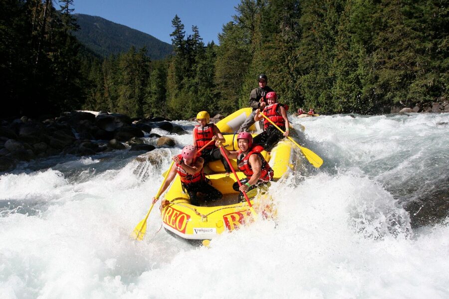 Nahatlatch River Rafting - 24 Amazing Rapids - Wetsuits, booties, and the wet reality