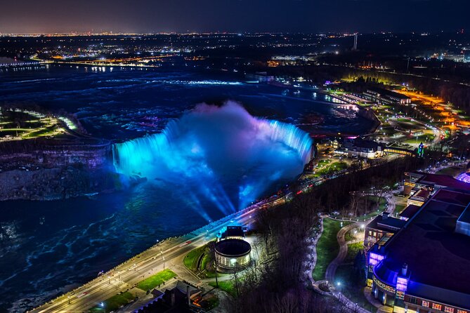 Niagara at Night Small Group Tour with Power Station Light Show - Taking control at the Illumination Tower