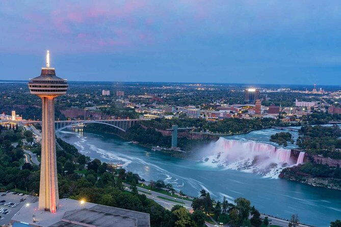 Niagara: Behind The Falls, Skylon Tower Ticket & Tesla Audio Tour - Skylon Tower: the best broad view of Niagara