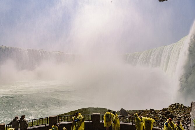 Niagara Falls Boat Ride VIP Boarding & Journey Behind the Falls - Inside the tunnels at Journey Behind the Falls
