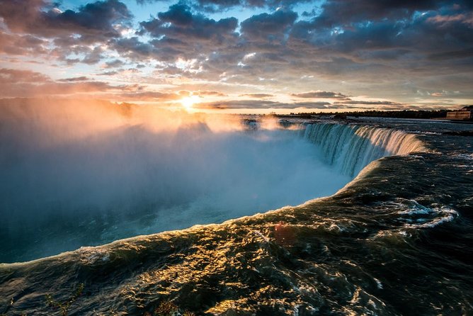 Niagara Falls Canada Day + Night Small Group Tour w/Falls Dinner - The Illumination Tower is the tour’s special finish