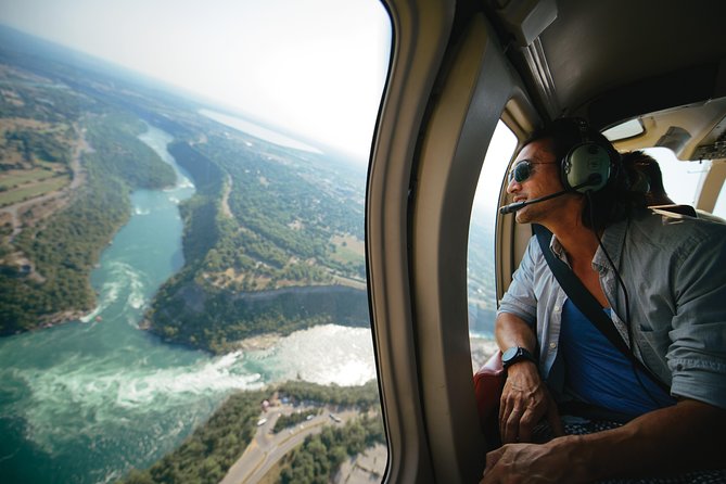Niagara Falls Canada Helicopter Tour - Whirlpool Rapids, power stations, and engineering
