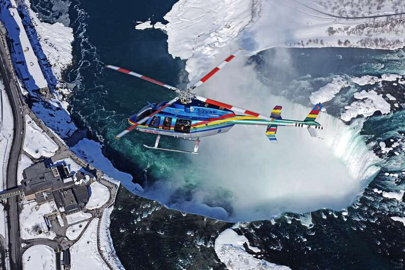 Niagara Falls, Canada: Scenic Helicopter Flight - The main aerial view: Horseshoe Falls