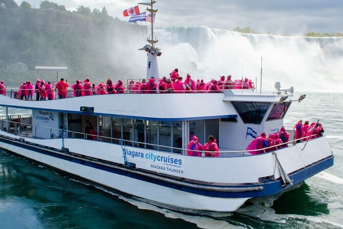 Niagara Falls Canada Tour, Boat, Skylon Tower & Maple Tasting - Skylon Tower and the wide view from 52 seconds up