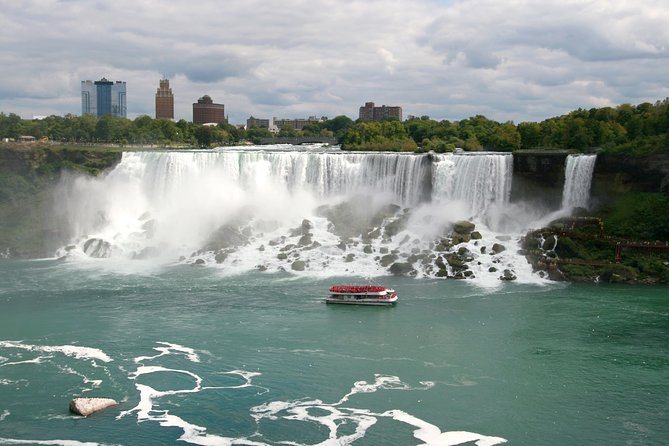 Niagara Falls Canada Tour: Helicopter, Boat, Behind Falls & Lunch - Lunch above the falls at Skylon Tower