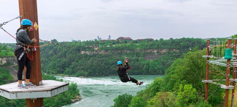 Niagara Falls, Canada: Whirlpool Adventure Ropes Course - Above the Whirlpool, Niagara takes on a new shape