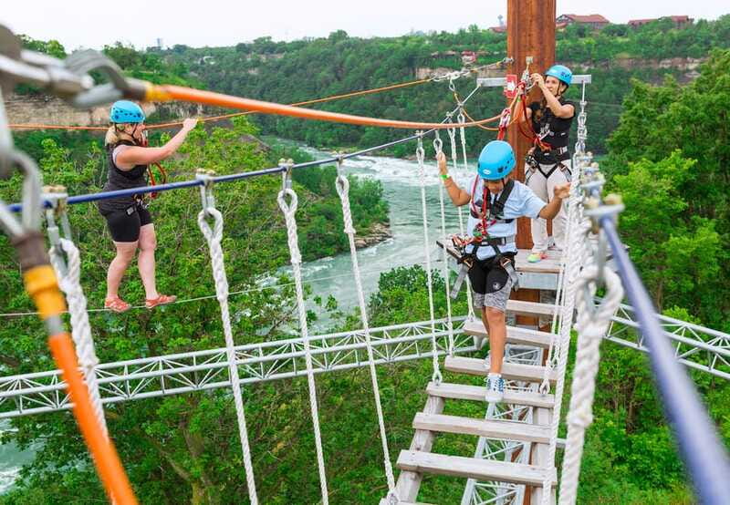 Niagara Falls, Canada: Whirlpool Adventure Ropes Course - Self-paced does not mean effortless