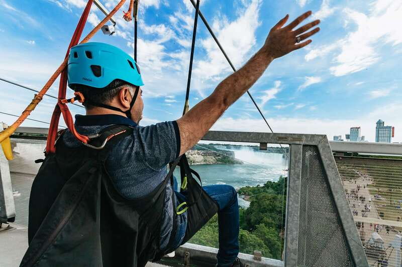 Niagara Falls, Canada: Zipline to The Falls - Who will enjoy this most?
