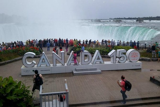 Niagara Falls Canadian Luxury Tour: Boat, Journey, Skylon & Lunch - Rising above the river at Skylon Tower