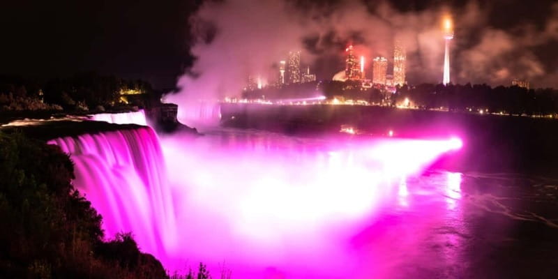 Niagara Falls: Guided Night Tour w/ Dinner & Hotel Transfer - Pickup from your downtown hotel