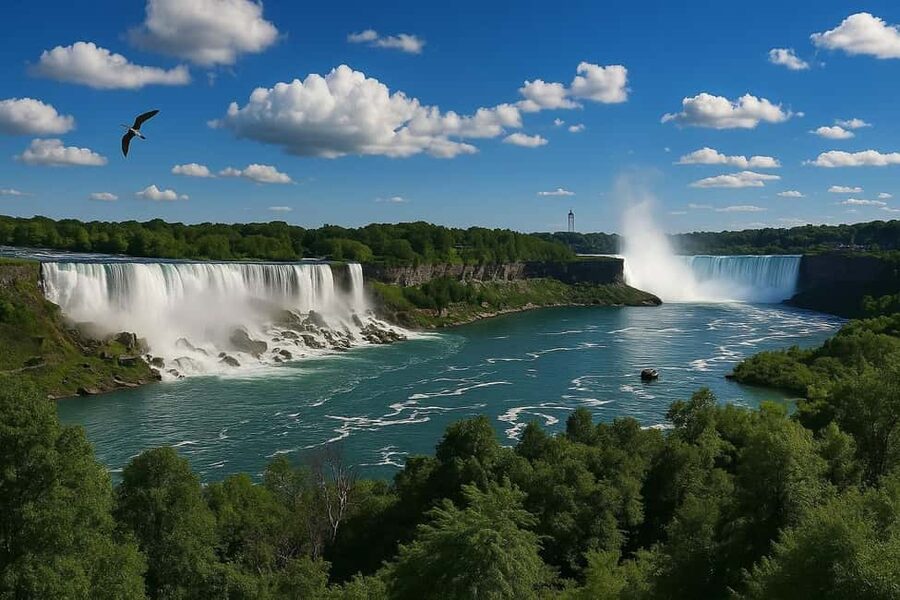 Niagara Falls, ON: Guided Tour with Boat, Skylon & Journey - A small group and a guide who keeps things moving