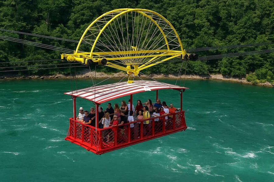 Niagara Falls, ON: Guided Tour with Boat, Skylon & Journey - Starting above the water at Skylon Tower