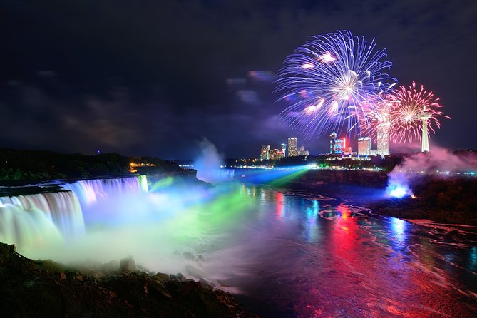 Niagara Falls Premium Night Tour: Fireworks Boat Cruise & Dinner - Dinner beside Horseshoe Falls
