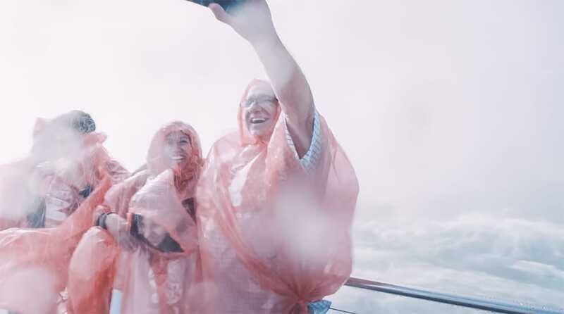Niagara Falls: Premium Tour, Boat & Journey Behind the Falls - Niagara City Cruises and the spray of the river