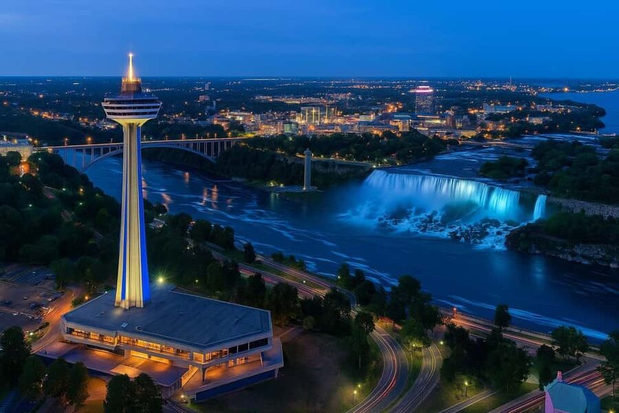 Niagara Falls: Skylon Tower, Fireworks & Walking Tour Canada - Starting above Niagara Falls at Skylon Tower
