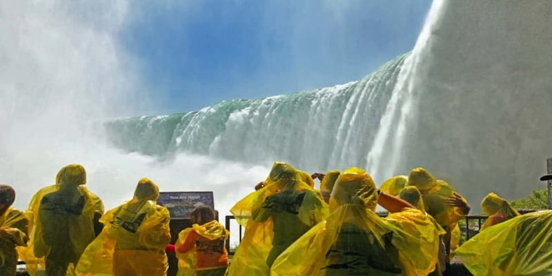 Niagara Falls Tour: Skylon, Journey Behind Falls & Boat Ride - The seasonal boat ride close to Horseshoe Falls