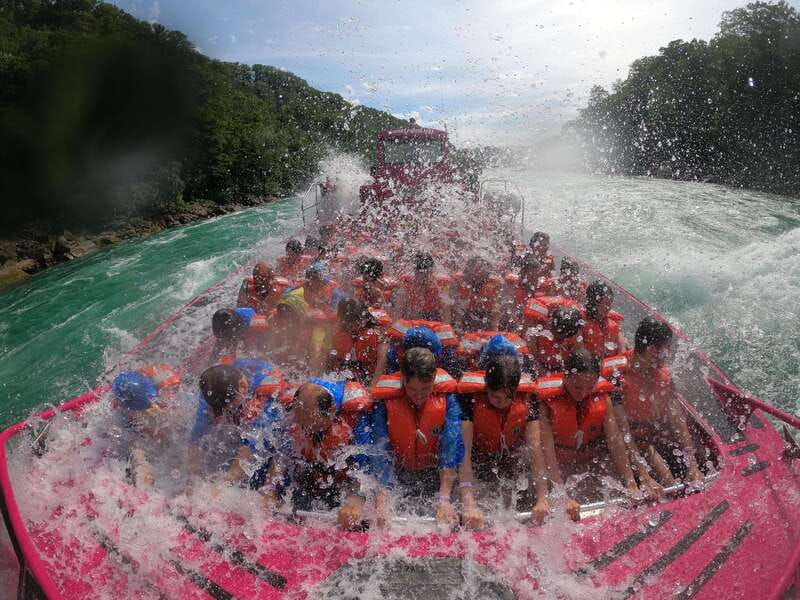 Niagara Falls USA: 45-Minute Jet-Boat Tour on Niagara River - Entering the Class 5 rapids
