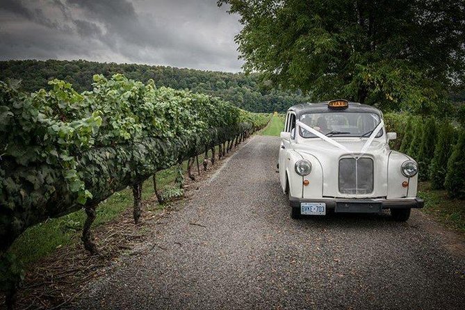 Niagara-on-the-Lake Wine Tour with Lunch -Private Tour in Classic English Cab - Between the Lines is often a favorite