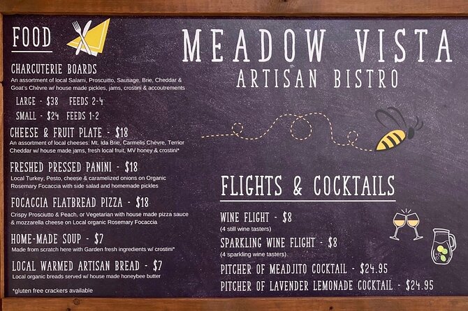 Okanagan Bee Tour and Lunch at Winery in Kelowna - Lunch on the patio or in a picnic area