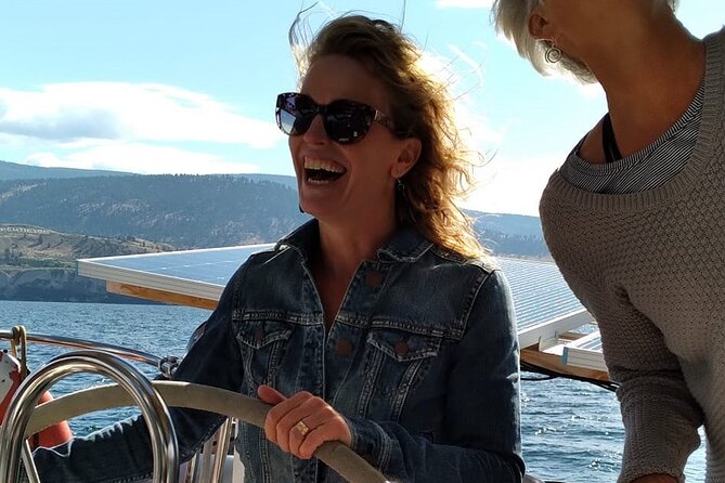 Okanagan Lake Sailing Tour from Penticton & Naramata BC - Sailing toward Penticton and the Okanagan Valley