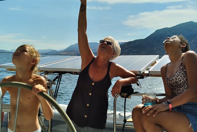 Okanagan Lake Sailing Tour from Penticton & Naramata BC - Food, drinks, clothing, and comfort