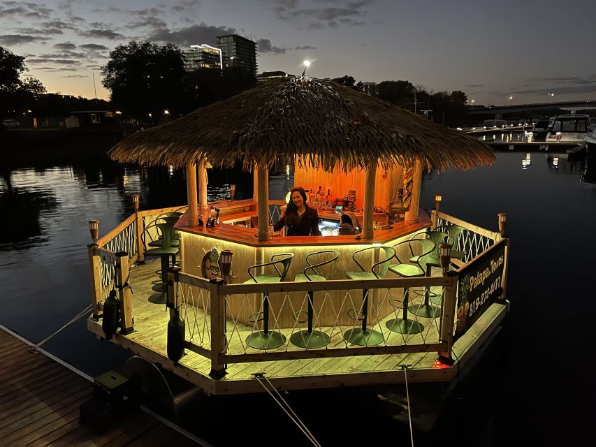 Ottawa: Floating Tiki Bar Cruise on the Ottawa River - Booking, cancellation, and timing