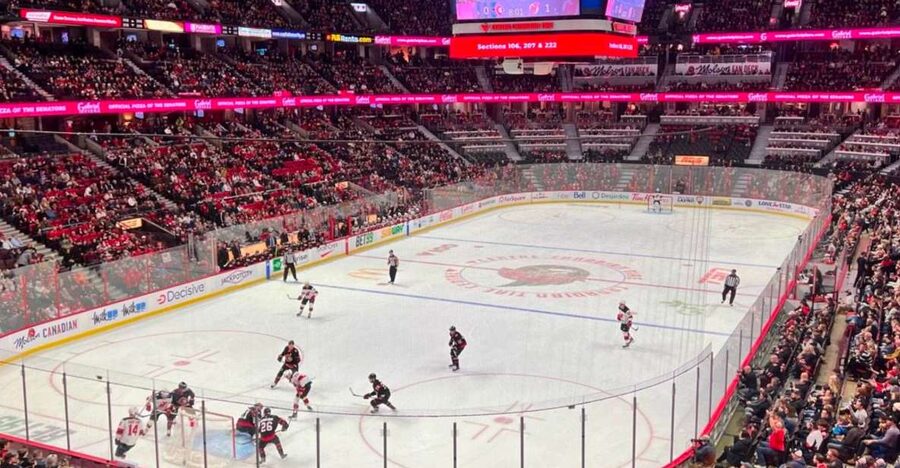 Ottawa: Ottawa Senators Ice Hockey Game Ticket - The opening moments: from arena noise to puck drop