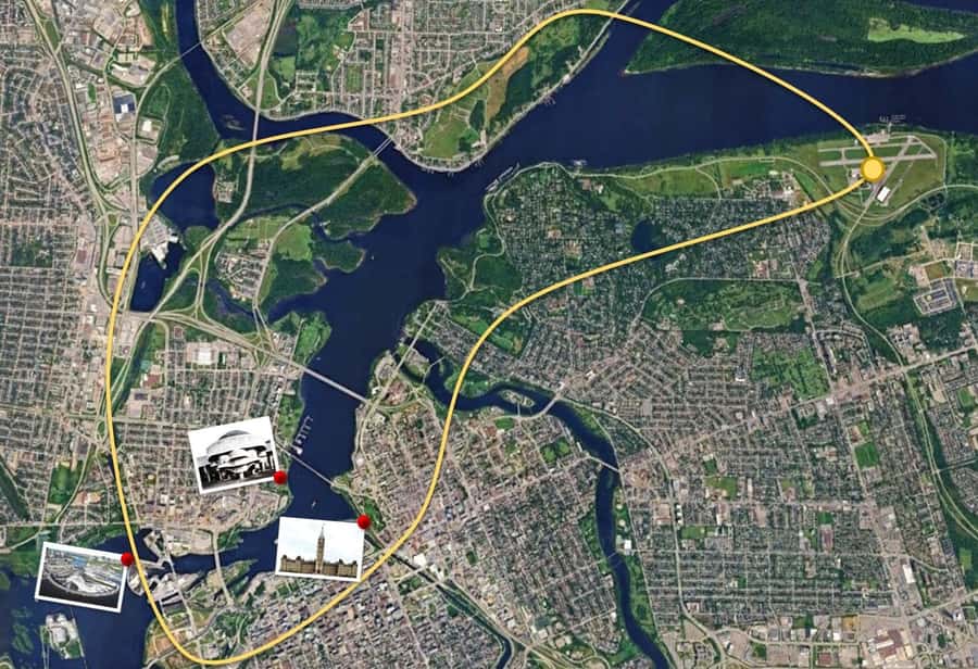 Ottawa: Panoramic helicopter flight (Gatineau Park + downtown) - What the $210 price really gives you