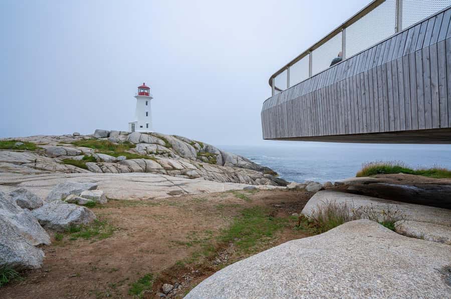 Peggy’s Cove Private Car Tour – 3.5 Hours - Peggy’s Point Lighthouse and the granite shore